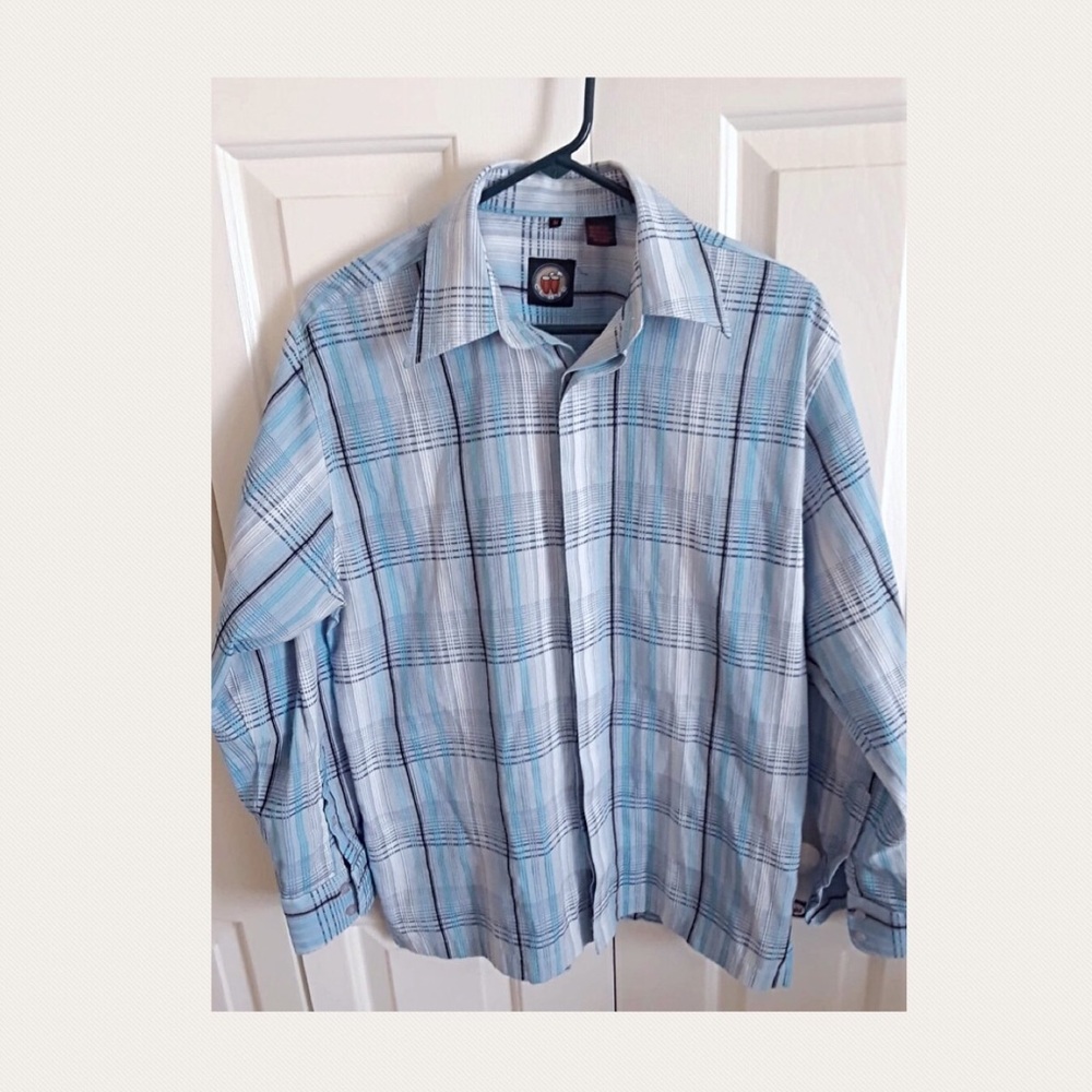 Clave Long Sleeve Button Down Shirt Size M